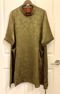 Mulberry Silk Blouse Tunic Dress NWT XL $488