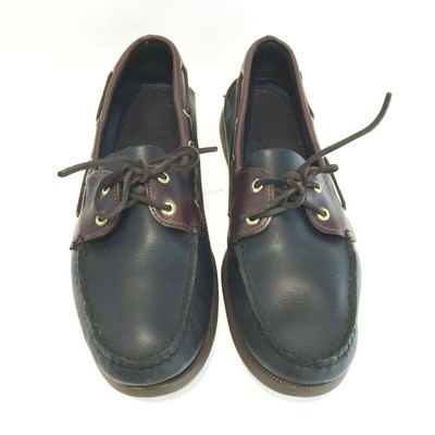 sperry two tone boat shoe