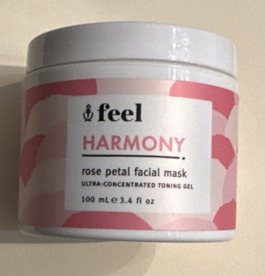 Feel Harmony Natural Rose Facial Mask Ultra-Concentrated Toning Gel 100ml/3.4 oz