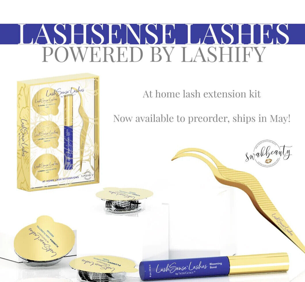 Lash Sense Lashes By Senegence, Bloom Box, At Home Lash Extension Kit