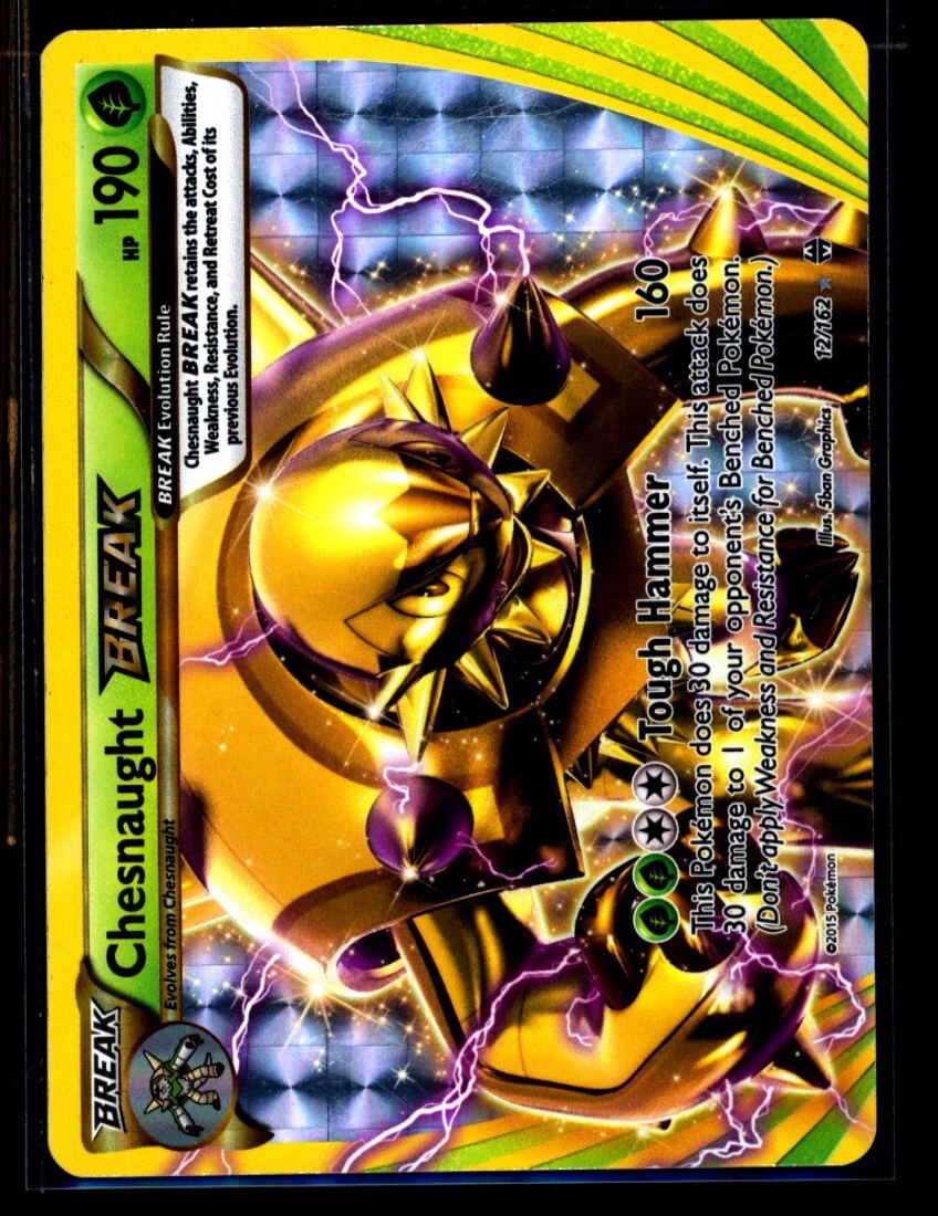chesnaught break pokemon card Pokemon - Chesnaught-Break (12/162)