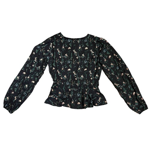 Sugar + L!ps Para mujer Talla XS Azul marino Floral Escapada Prenda para el torso Blusa Prenda para el torso Nuevo con etiquetas - Imagen 2 de 6