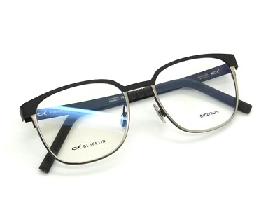 BLACKFIN WHITEBROOK BF962  Col. 1397 Matte Black/Silver Titanium 52mm Eyeglasses