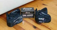 *No Import Fees* Genuine Nos Vittoria Tire Cover Set, 700x19-28c, Black, New