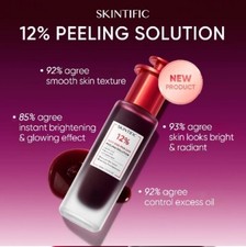SKINTIFIC Peeling Solution Serum For Smooth Whitening Brightening Skin 30ml x 1