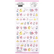 Sanrio KIRATTO Planner Foil Stamping Mini Stickers