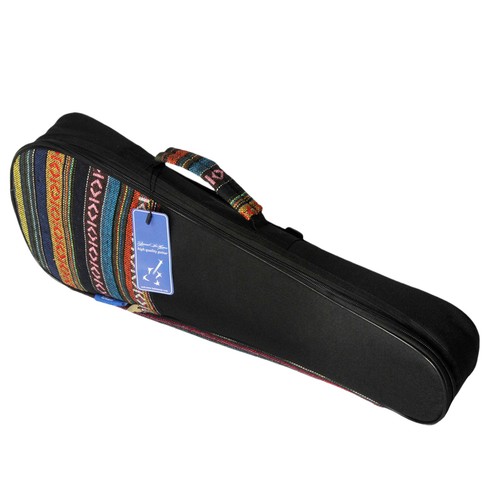 Concert Ukulele Bag Concert Padded Ukulele Case Bag Ethnic Woven Ukulele Bag - Picture 2 of 12