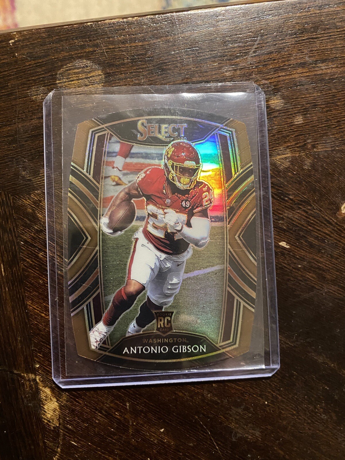 Antonio Gibson Rookie Card 2020-21 Panini Select Club Level Die-Cut Copper /355