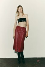 Zara Red Leather Skirts for Women for sale UK