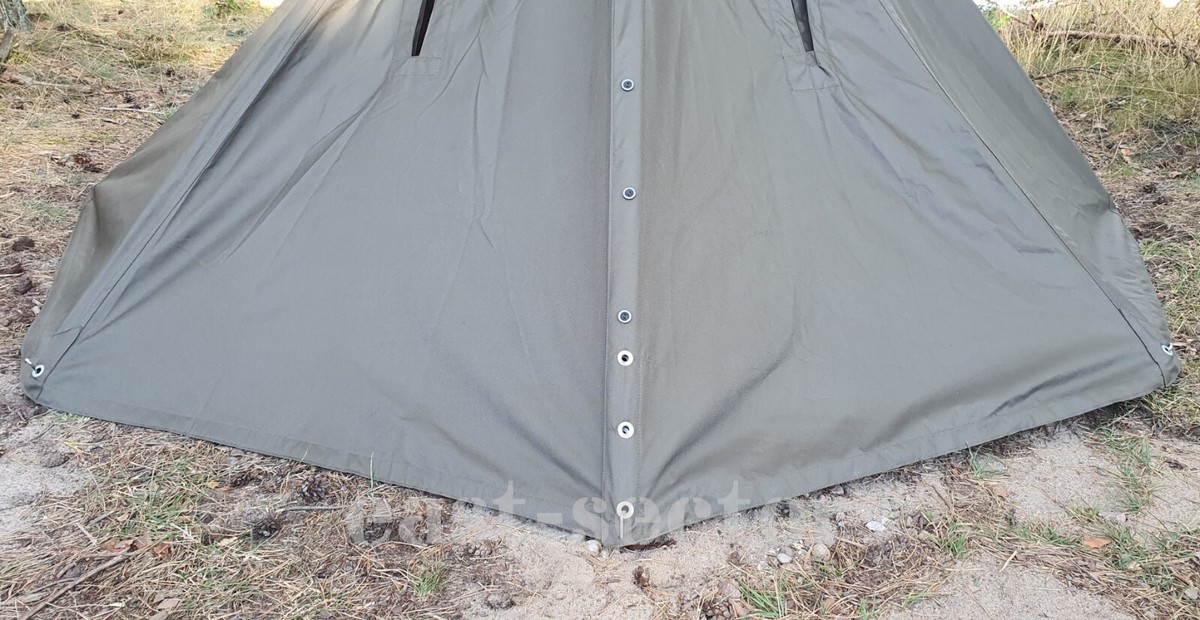 TENT Lavvu 2-Person Shelter Tarp Half Poncho Polish Army