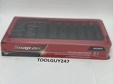 SNAP ON TOOLS 309SIMYA 9pc 1/2"Drive 6-Pt SAE Flank Drive Deep Impact Sockets+