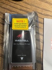 Westell 802.11g Wireless PC Card A90-200WG-01 PC Adapter Card