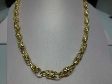 14 KT GOLD EP 36 INCH CAST 6MM TURKISH HIP HOP ROPE CHAIN NECKLACE