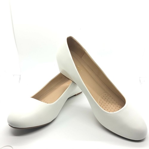 dream pairs women's debbie mid wedge heel pump shoes