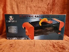Cookinex Electric Raclette Grill. Set For 2. New In Box. 