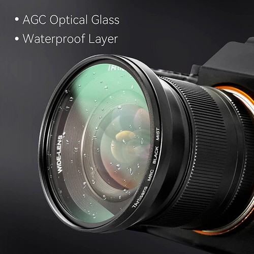 46/67/77/82mm 7artisans Black Mist diffusion 1/4 Soft Filter Dreamy soft focus - Picture 8 of 17