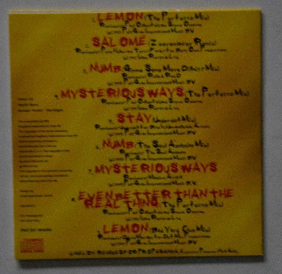 U2 - Melon - rare original Fan Club CD (keine Raubkopie!!!) - Bild 2 von 2