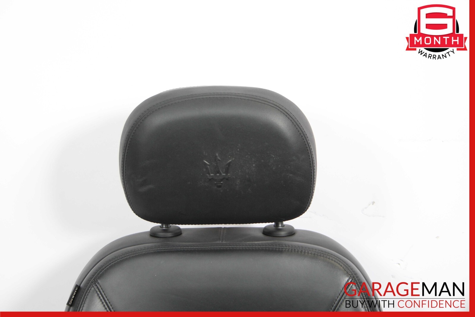 14-17 Maserati Ghibli M157 Front Complete Seat Cushion Cover Assy Set Black OEM