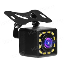 170° Car Rear View Backup Camera Reverse Camera Kit Waterproof Night Vision LEDs