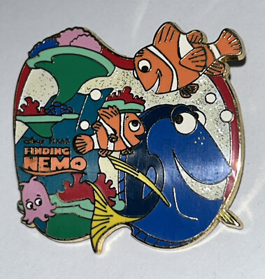 Disney Pin Japan Jds Store Finding Nemo Dory Marlin Le 1600 M&P
