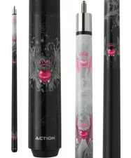 Eight Ball Mafia EBM11 Pink Heart and Wings Pool Cue