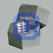 Molybdenum- Moly - 1/2"-13 Hex Nuts 10 PACK 