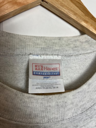 Vintage HOLLYWOOD CALIFORNIA American USA Grey SWEATSHIRT Hanes SIZE MEDIUM - Picture 4 of 8