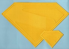 Superman Legacy Yellow Cape  Logo Patch - choice of sizes