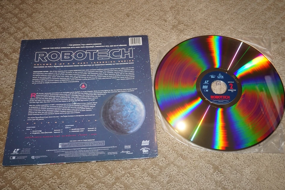 Robotech Volume 5 Laserdisc - Bild 2 von 2