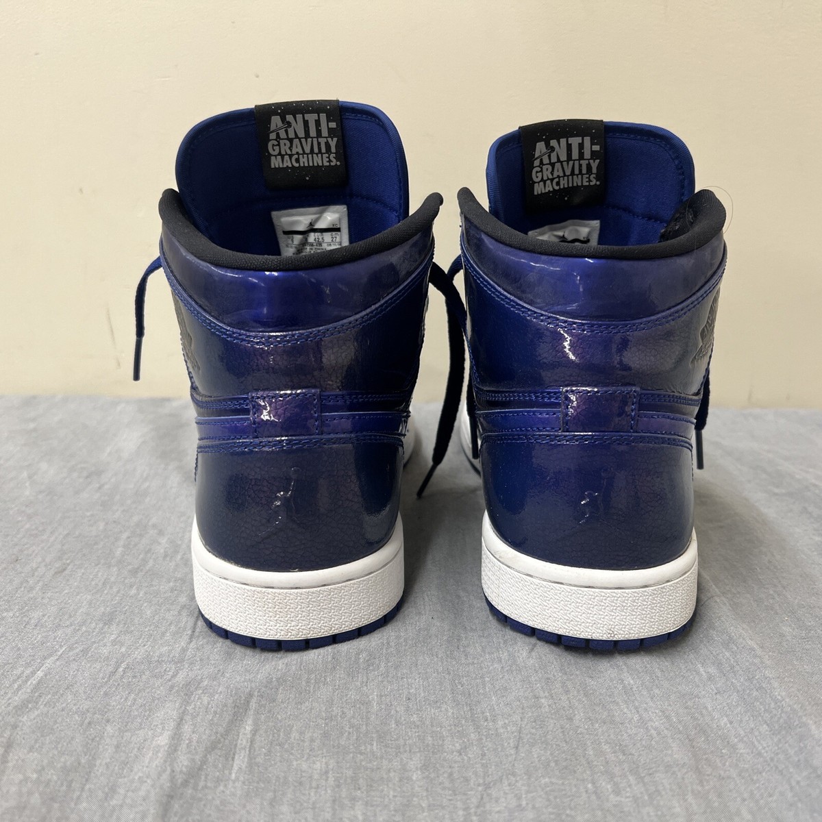 Nike Air Jordan 1 Retro High Deep Royal Patent Leather Shoes  display picture 1