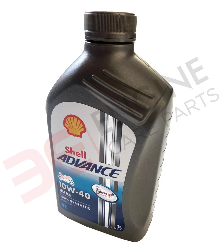 Shell Advance Ultra 4T 10W-40 Aceite De Moto Totalmente Sintético 1 Litro 1L - Imagen 2 de 4