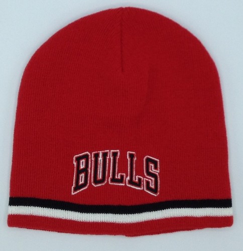 NBA Chicago Bulls adidas Cuffless Invernale Lavorato a Maglia Cappello  Berretto | eBay