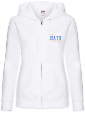 Bluth Company Damen Zipper Hoodie Arrested Sign Symbol Development Logo George