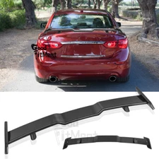 For Infiniti Q50 Sedan 14-23 57" Carbon Rear Trunk Spoiler TRD Style Racing Wing