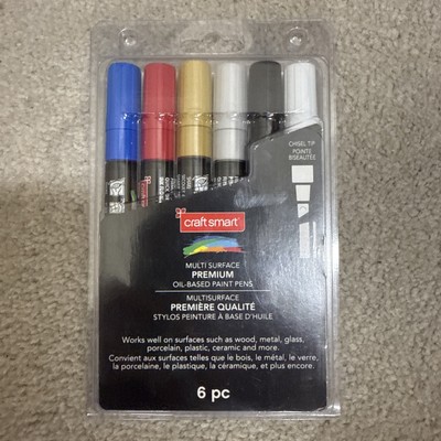 Premium Chisel Tip Oil-Based Paint Pens Markers by Craft Smart Craftsmart