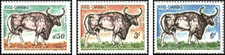 Timbres Animaux Mammifères Bovins Cambodge 144/146 * (65838DR)