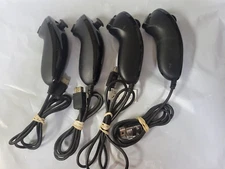 Nintendo Black Nunchuk - Navigation Controller joystick Authentic OEM Original