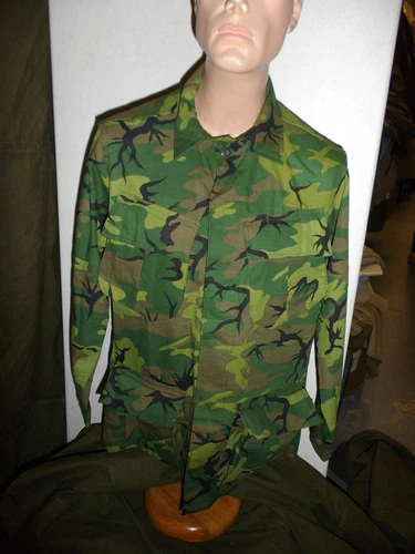 erdl(EL)  Vietnam ERDL Camouflage Uniform Set Extra Large 50J 38-42 WTW3D