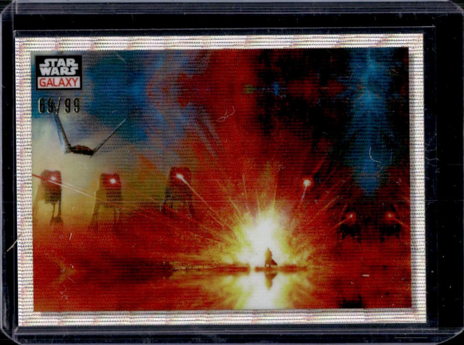 2023 Topps Chrome Star Wars Galaxy Face the Dark Side Wave Refractor #69/99