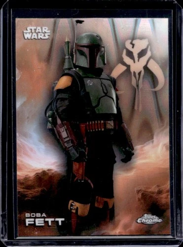 2025 Topps Chrome Star Wars Boba Fett RayWave Refractor #11
