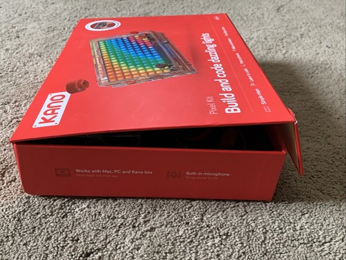 Kit de 1003 píxeles Kano aprender código de construcción luces deslumbrantes tablero de luz inalámbrico 128 LED - Imagen 13 de 18