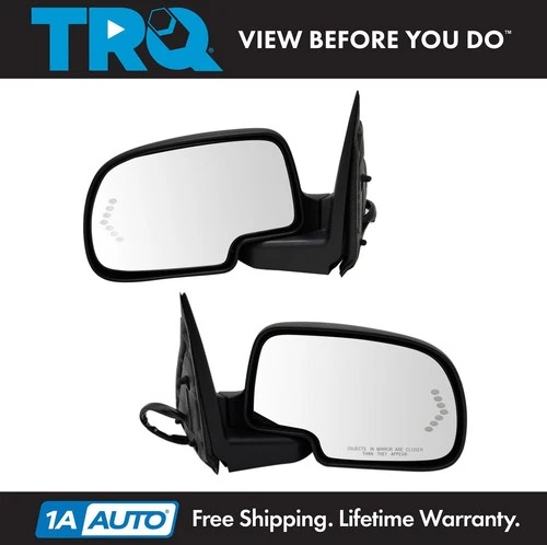 TRQ Mirror Power Folding Heated Memory Turn Signal PTM Pair for GM
