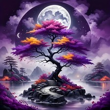 Diamond Art Kits for Adults Tree of Life, DIY 5D 14x14 inches, KM852-1