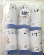 Lint Roller Hair Remover Multi-Pack/Refills White/Blue Cylindrical Clothes