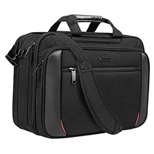  Laptop Case Briefcase, 17.3 Inch Laptop Bag Expandable Messenger Bag for Men 