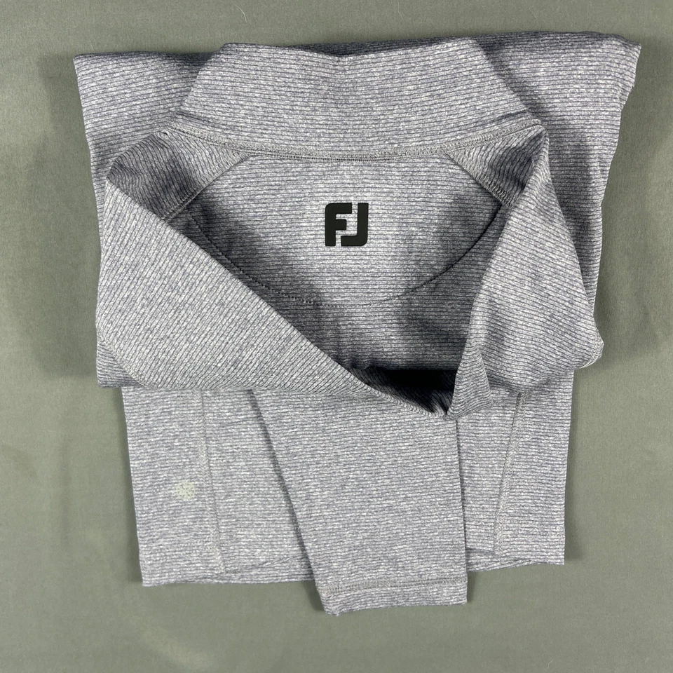 Pullover de golf FootJoy serie térmica brezo cepillado trasero grande púrpura precio de venta sugerido por el fabricante 115 USD Foto 4 de 4