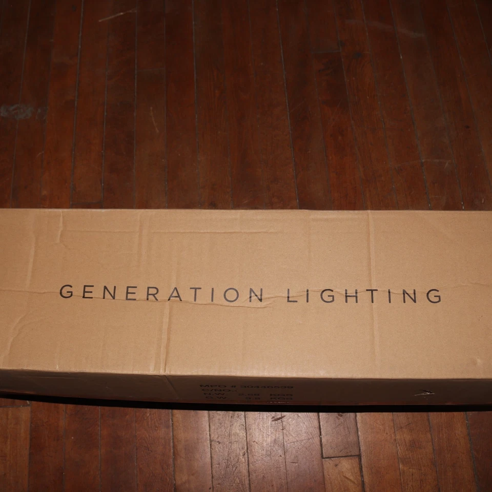 Luz de tocador de baño de 3 luces Generation Lighting con pantallas de vidrio opalino 25" Foto 2 de 4