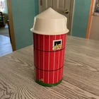 Vintage 1968 Fisher Price Little People Farm Barn Silo Only #915 Two Piece 10"