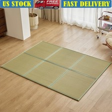 Japanese Tatami Mat Soft Rush Grass Floor Mattress Yoga Sleeping Folds 79x59 New
