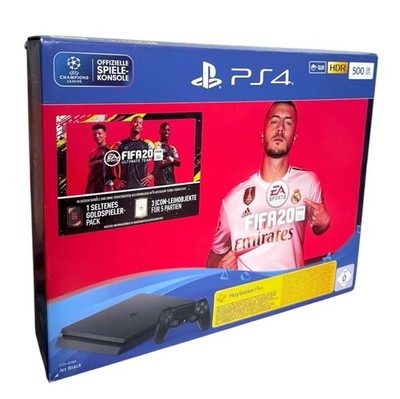 Sony Playstation 4 mit Controller - PS4 Slim 500GB mit FIFA 20 | mit OVP